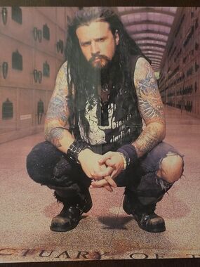 Vintage Rob Zombie Dual Sided Poster With KISS On The Reverse Side